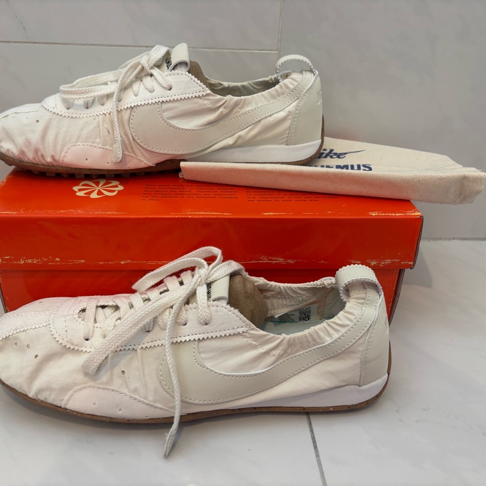 Nike Women's Jacquemus Off-White Low-Top Sneakers - Picture 2 of 9